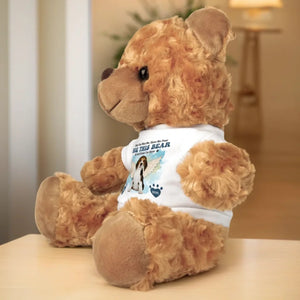 When You Miss Me Hug This Bear Pet Memorial - Personalized Teddy Bear Plush - Memorial Gift For Pet Owner