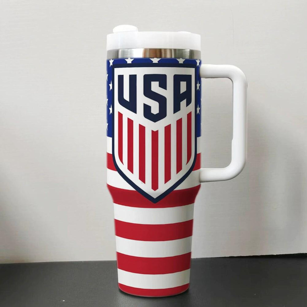 2026 World Cup National Team Travel Mug, 40oz Stainless Tumblr Car Mug,Steel Soccer Tumbler for Fans