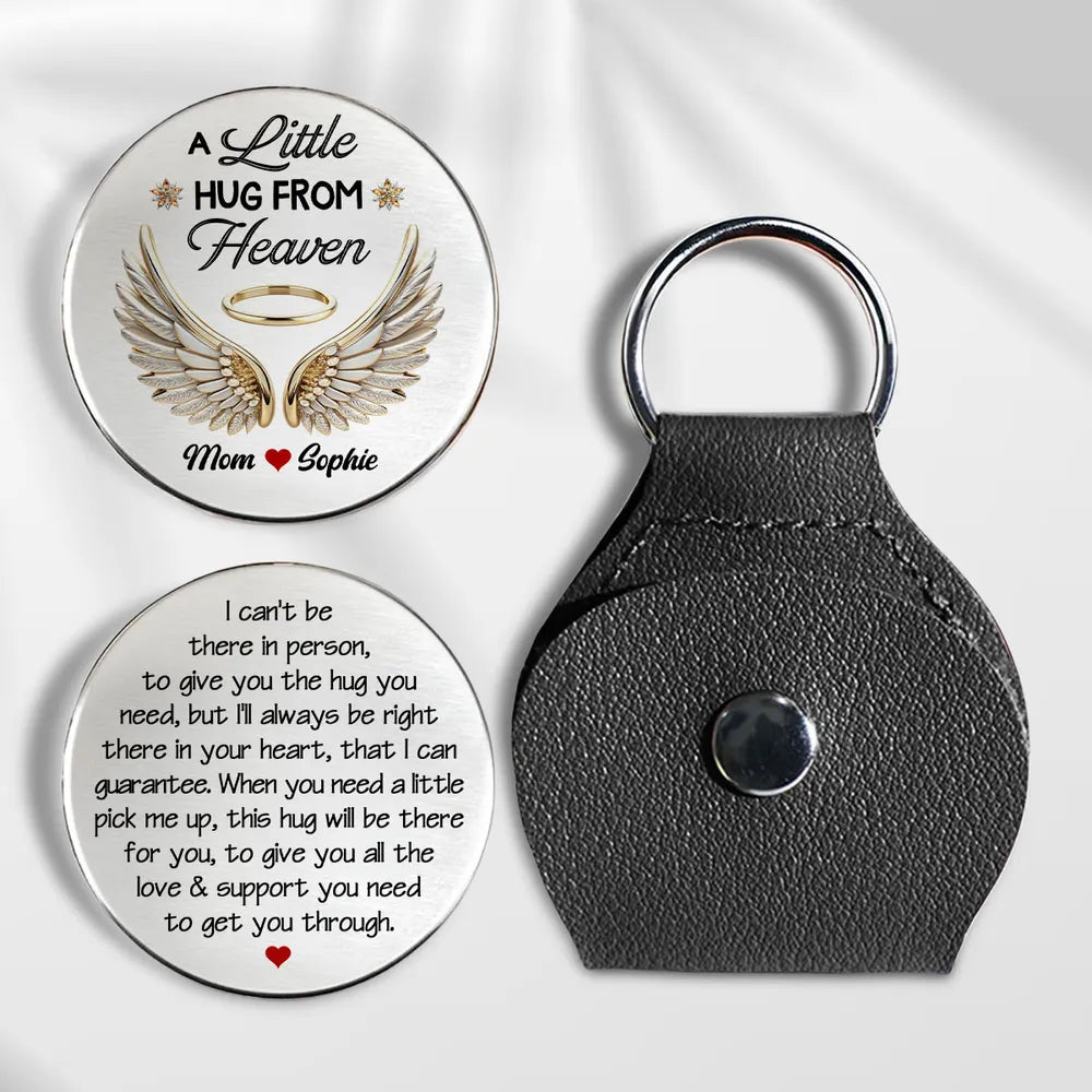 A Little Hug From Heaven - Personalized Pocket Hug - Memorial Gift