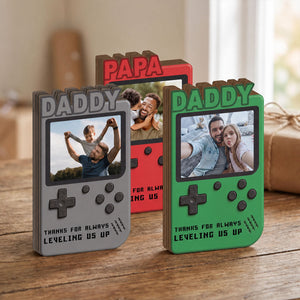 The Best Dad Ever Retro Gaming Photo Keepsake