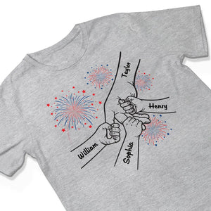 All American Dad Mom - Personalized Apparel - 4th Of July Independence Day Gift