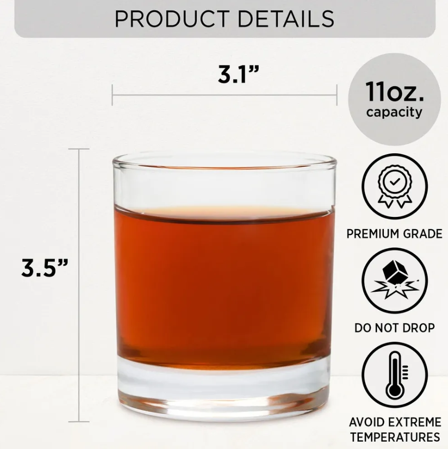 A Bond Between Brothers - Personalized Custom Whiskey Glass