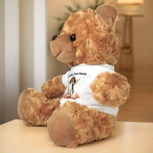 A Cuddle From Heaven Pet Memorial - Personalized Teddy Bear Plush - Memorial Gift For Pet Owner
