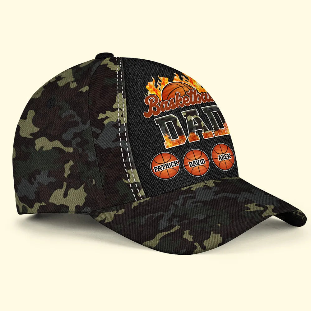 Basketball Dad - Personalized Classic Cap - Gift For Dad, Baseball Fan Daddy, Father's Day Gift