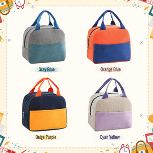 Embroidery Name Lunchbox Bag Corduroy Personalized Lunch Bag With Yarn Name Gift for Kid Gifts, Back to School Kid Lunch Bag