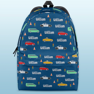 All Roads Lead To Fun - Personalized Backpack - Gift For Kid, Back To School Gift