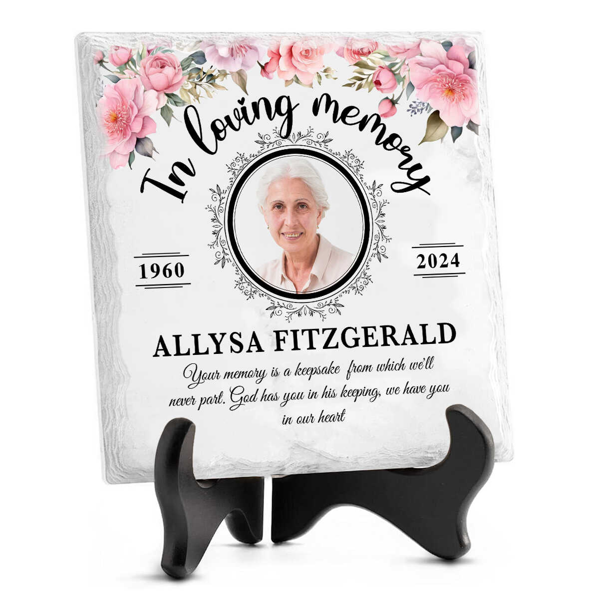 Your Memory Is A Keep Shake - Personalized Memorial Stone - Memorial Gift