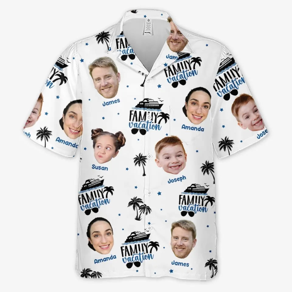 Summer Family Vacation - Personalized Hawaiian Shirt - Gift For Family