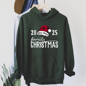 Personalized Family Christmas Sweatshirt, Custom Family Name Xmas Hoodie, Christmas Family Sweatshirt, Holiday Sweaters,Christmas Sweatshirt