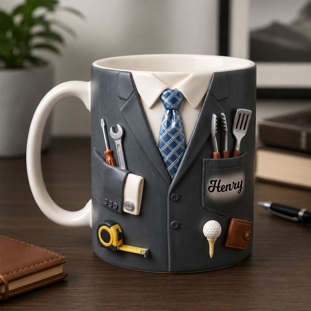 Best Dad Ever With Tools - Father's Day Gift for Dad, Handy Dad Tool Mug