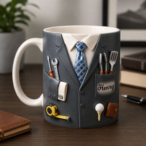 Best Dad Ever With Tools - Father's Day Gift for Dad, Handy Dad Tool Mug