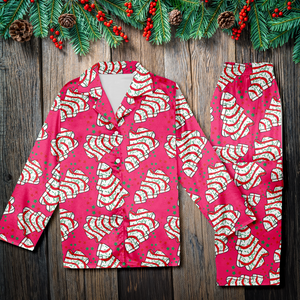 Little Christmas Tree Cake Pajamas Set, Christmas Gift For Family