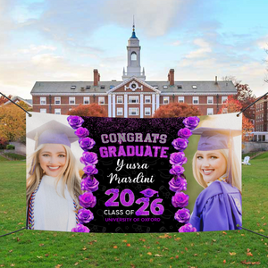 Congratulations Rose Photo Banner, Class of 2026 Banner 3_66067e5f-5ea7-4d35-a095-f54bd692c3f8.png