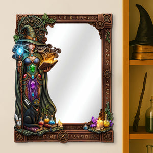 Mysterious Wall Hanging Mirror Personalized Gifts For Witch Lovers