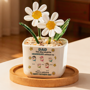 We Would Not Be Here Without You - Personalized Glass Everlasting Flowers