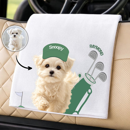 Stay Paw-sitive - Golf Towel