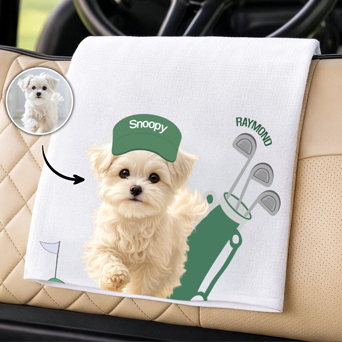 Stay Paw-sitive - Golf Towel