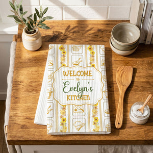 All Roads Lead Here Today - Personalized Kitchen Towel