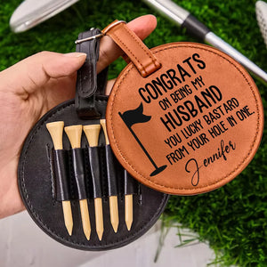 Congrats On Being My Husband - Personalized Golf Tee - Gift For Husband On Father's Day
