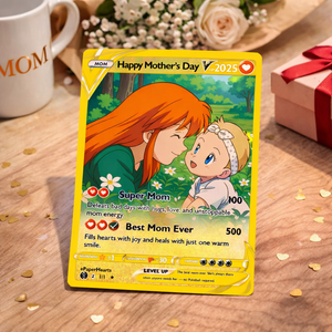 Mother's Day PKM Card, Custom PKM Card, Gift For Mom, Mother's Day Gift, Custom PKM Present