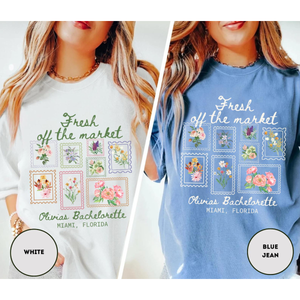 Fresh Off the Market Bachelorette Shirt, Farmers Market Bride Shirt, She's Off The Market Shirts Floral Bachelorette Shirt