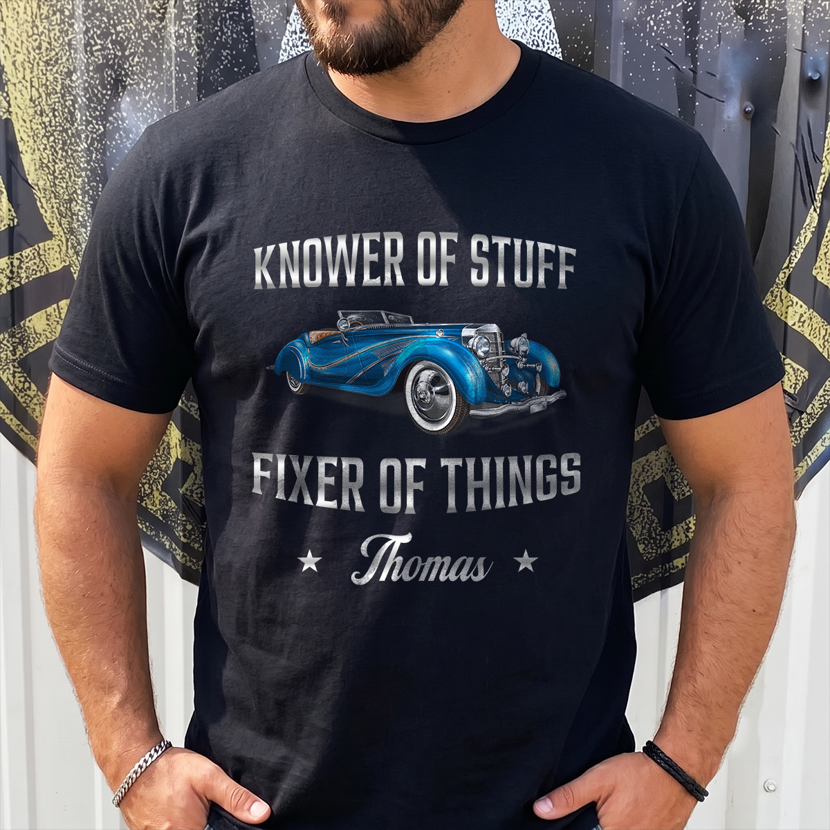 Knower of Stuff Fixer of Things - Personalized T-Shirt