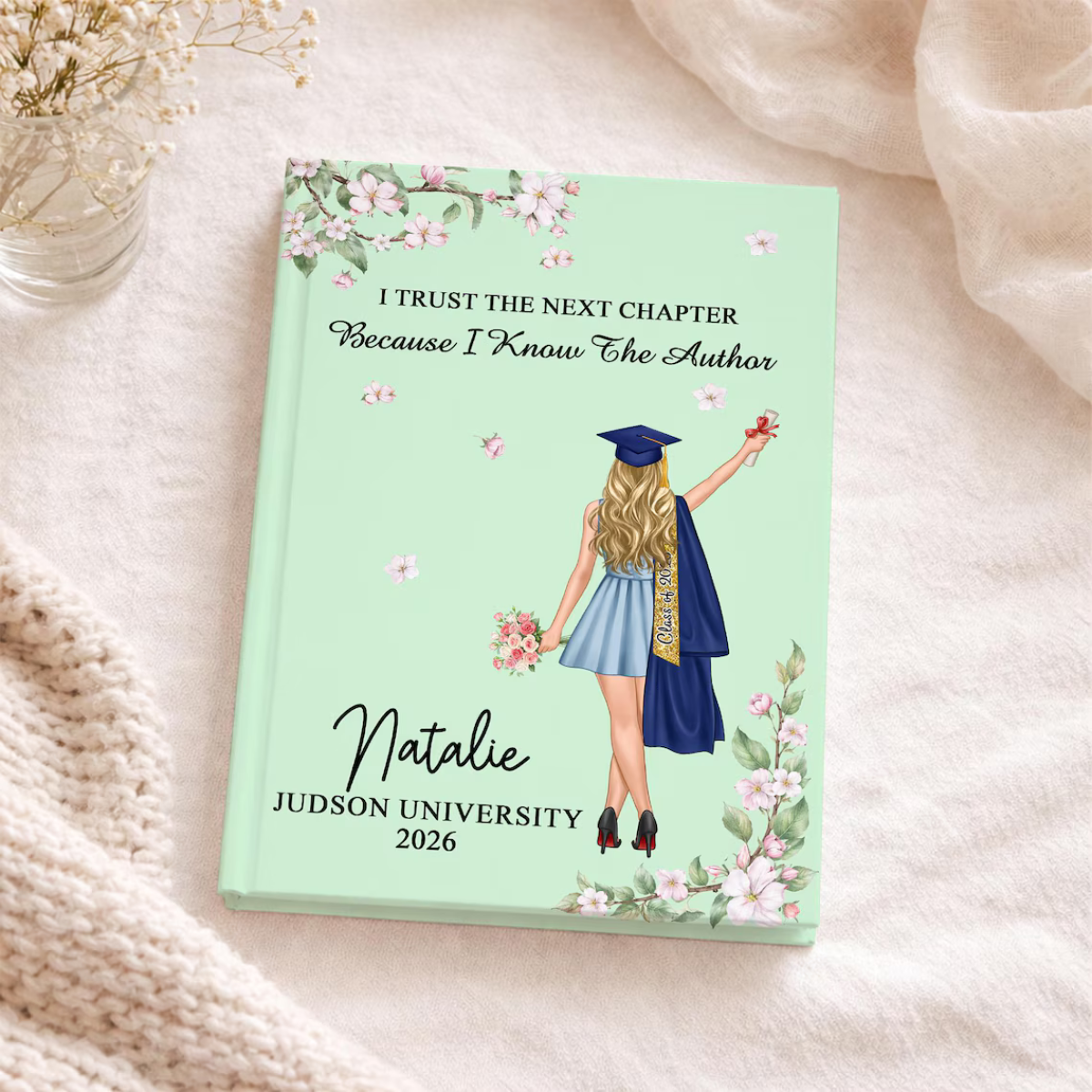Personalized Graduation Gifts For Her, Custom Graduation Journal, Class Of 2026 Gift For Daughter, Senior Gift Girls, College Graduate Gift