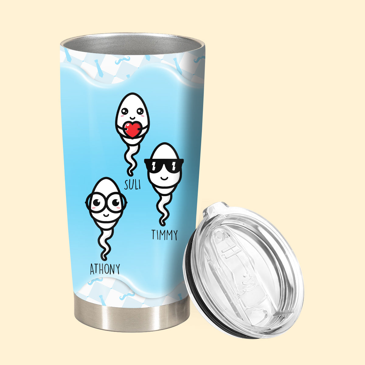 Thanks For Not Pulling Out - Personalized Tumbler - Gift For Dad, Father's Day Gift