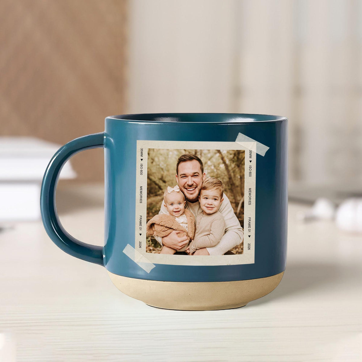 Personalized Coffee Mug With Picture, Good Morning Dad Coffee Mug, Father's Day Gift for Dad, Grandpa Gift, Dad Birthday Gift, New Dad Gift