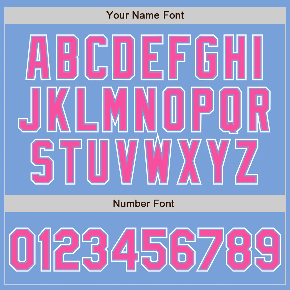 Custom Light Blue Pink-White Authentic Fade Fashion Baseball Jersey