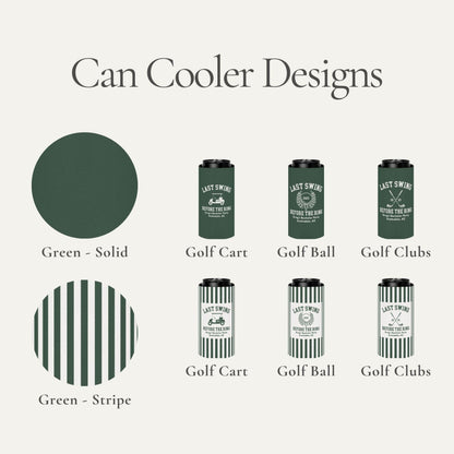 Golf Bachelor Party Can Coolers, Personalized Guys Weekend Trip Favors, Custom Drink Holder For Golfing Bach Scottsdale Vegas Palm Springs