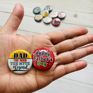 Father's Day Pin Buttons, Gift button pins Awesome Dad On Father's Day
