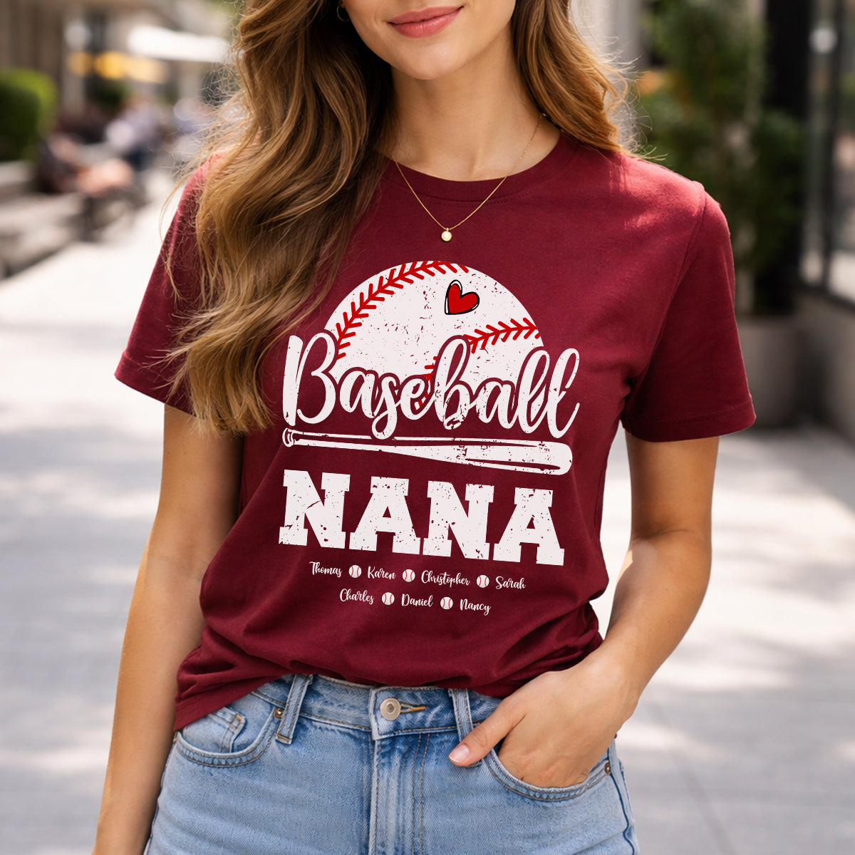 Custom Baseball Gigi T-Shirt for Gift Grandma And Kids