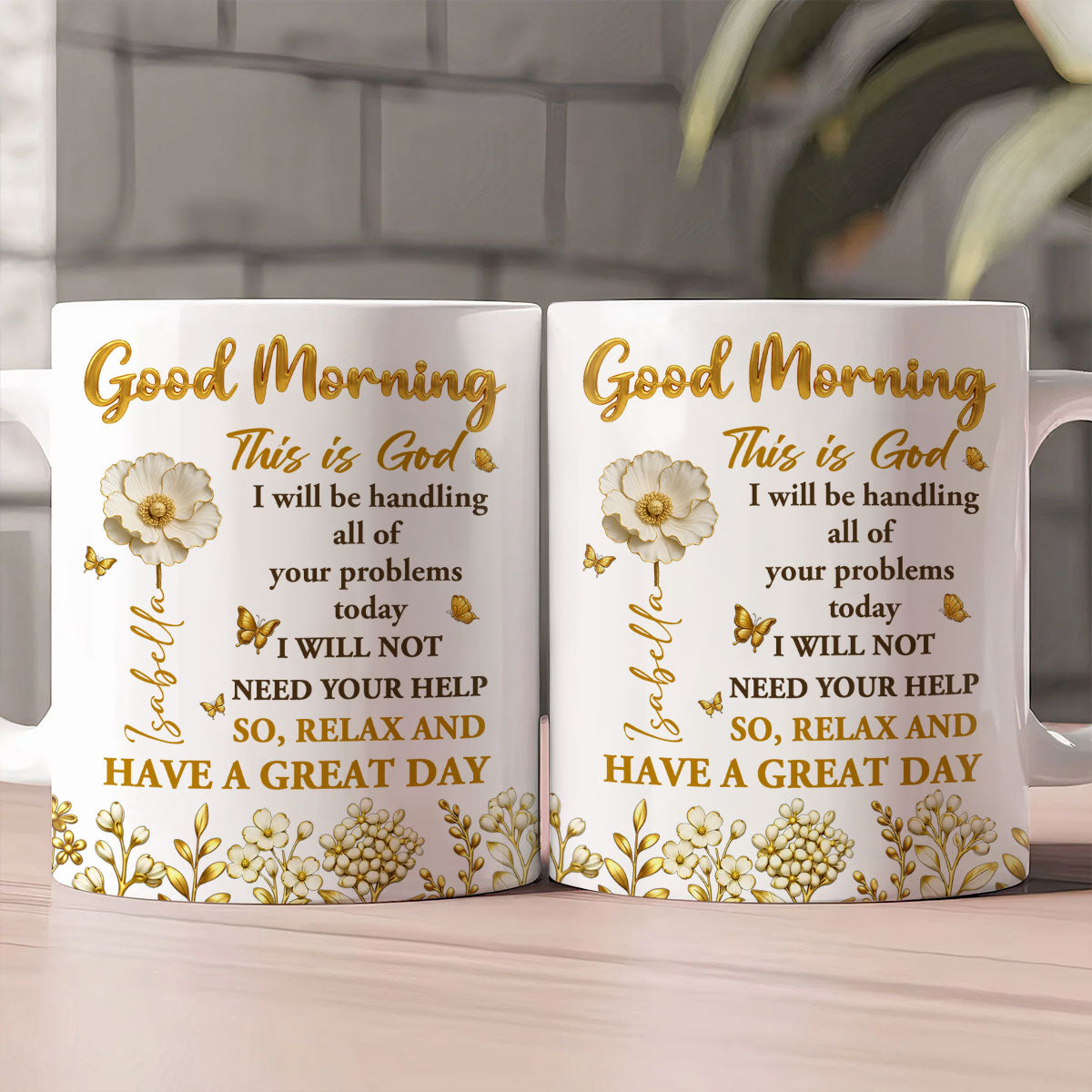 Relax And have A Great Day - Personalized Mug - Christian Gift