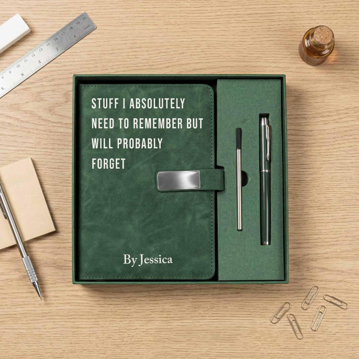 Personalized Funny Sarcastic Notebook For Coworker, Gag Gift White Elephant Exchange Gift, Meeting Notebook Set, Custom Office Humor Present