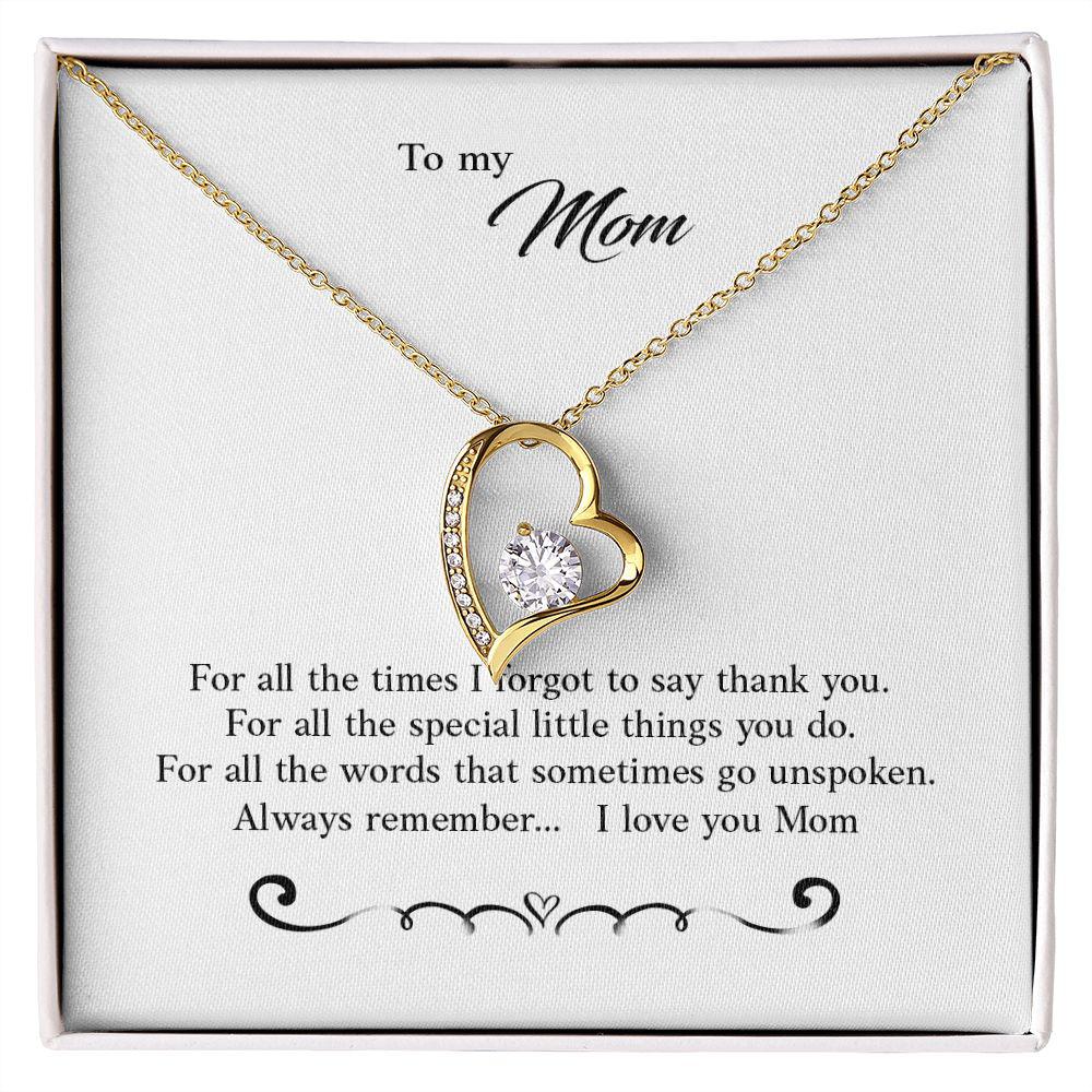 Always Remember I Love You Mom, Necklace With Message Card, Thank You Gifts For Mother’s Day, Best Mother’s Day Gift Ideas			 3.jpg