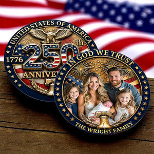 United States Of America 250th Anniversary - Personalized Ceramic Ornament