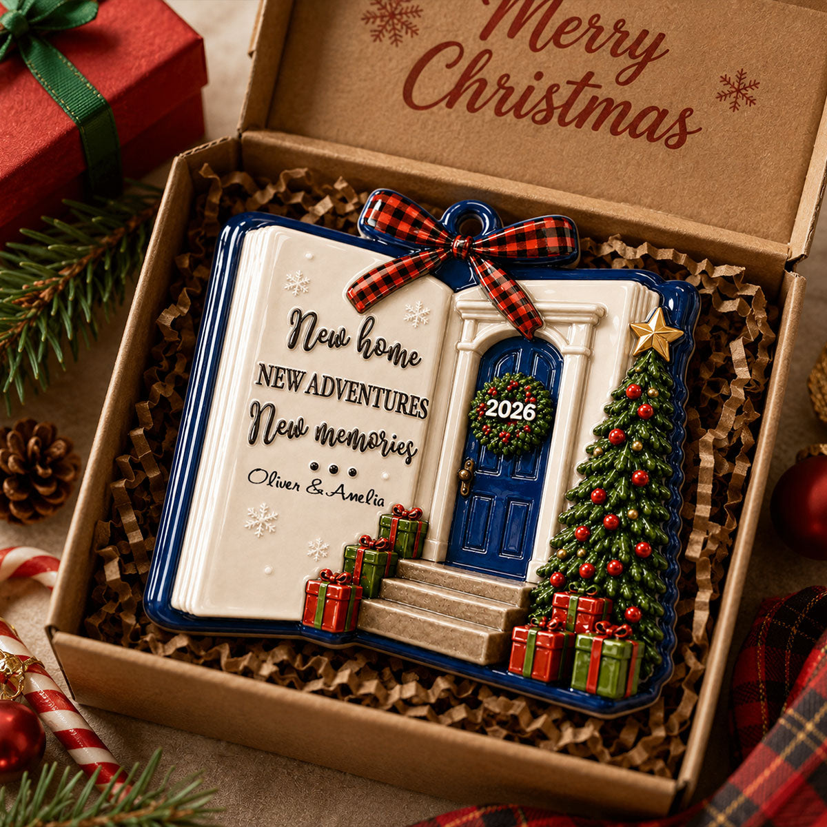 New Adventures - Real 3D Raised Ornament
