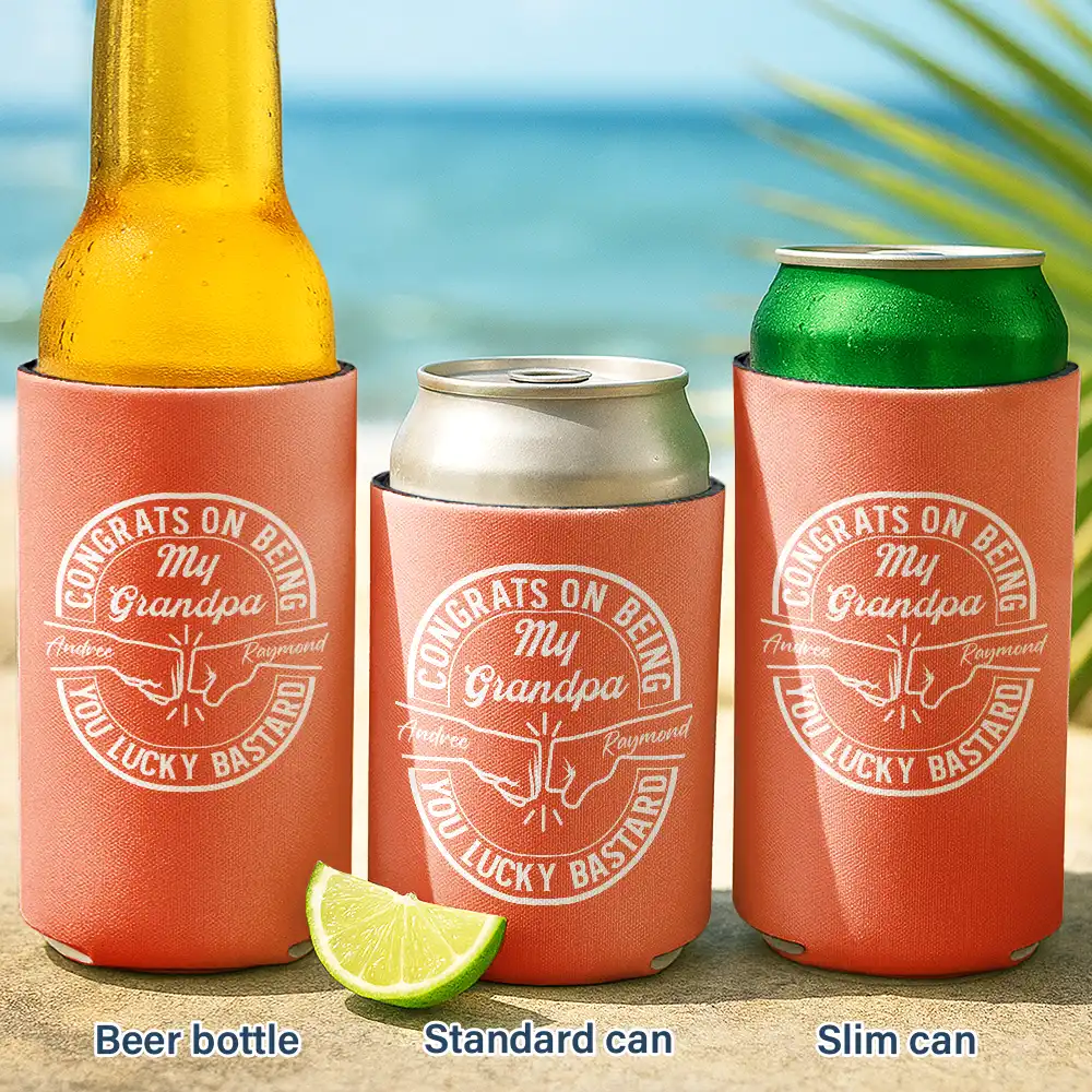 Congrats On Being My Brother Dad Grandpa - Personalized UV Printed Cup Cover - Gift For Family
