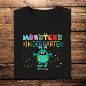 Monster School - Personalized Shirt - Back To School Gift For Son, Daughter