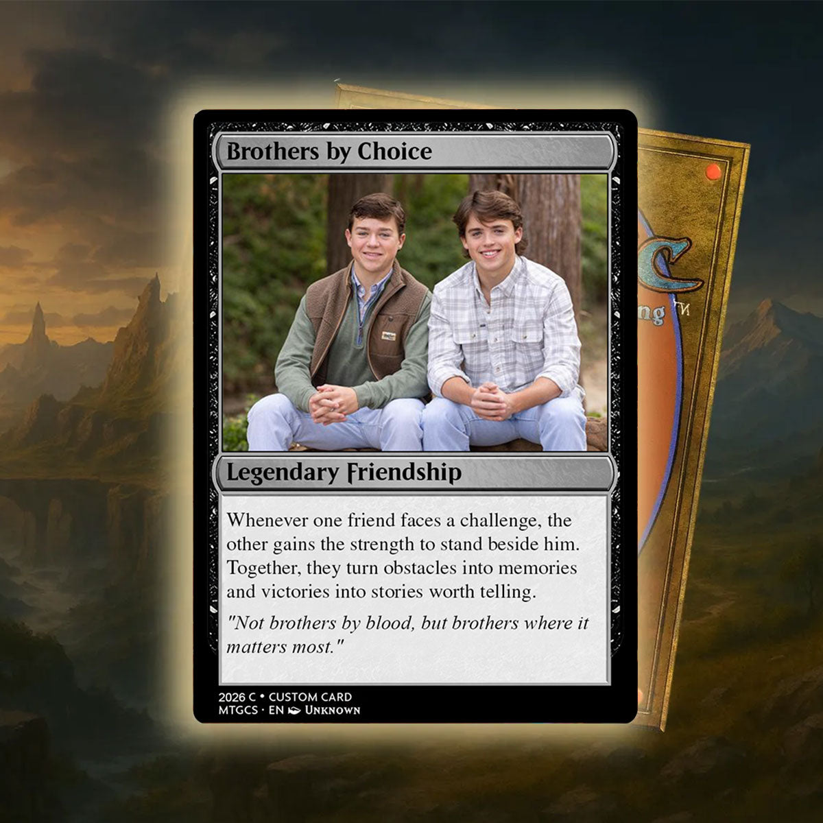 Some Friendship Transcend Species - Custom Trading Card