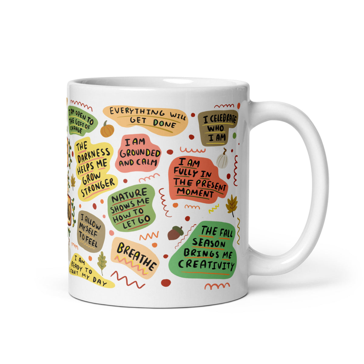 Fall Affirmation Mug, Hello Fall Mug, Fall Cup, Autumn Mug, Fall Vibes, Snuggle Season, Pumpkin Mug, Cosy Gift, Autumnal Mug