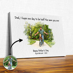 Dad My First Love My Forever Hero - Personalized Poster