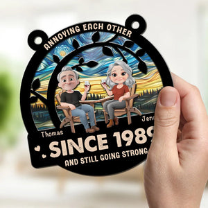 Love Still Going Strong - Personalized Suncatcher Ornament - Anniversary Gift For Couple, Valentine's Day Gift