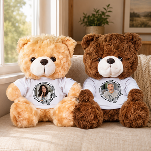 Memorial Tree Butterflies Cardinals Teddy Bear - Memorial Gift - Personalized Plush Bear