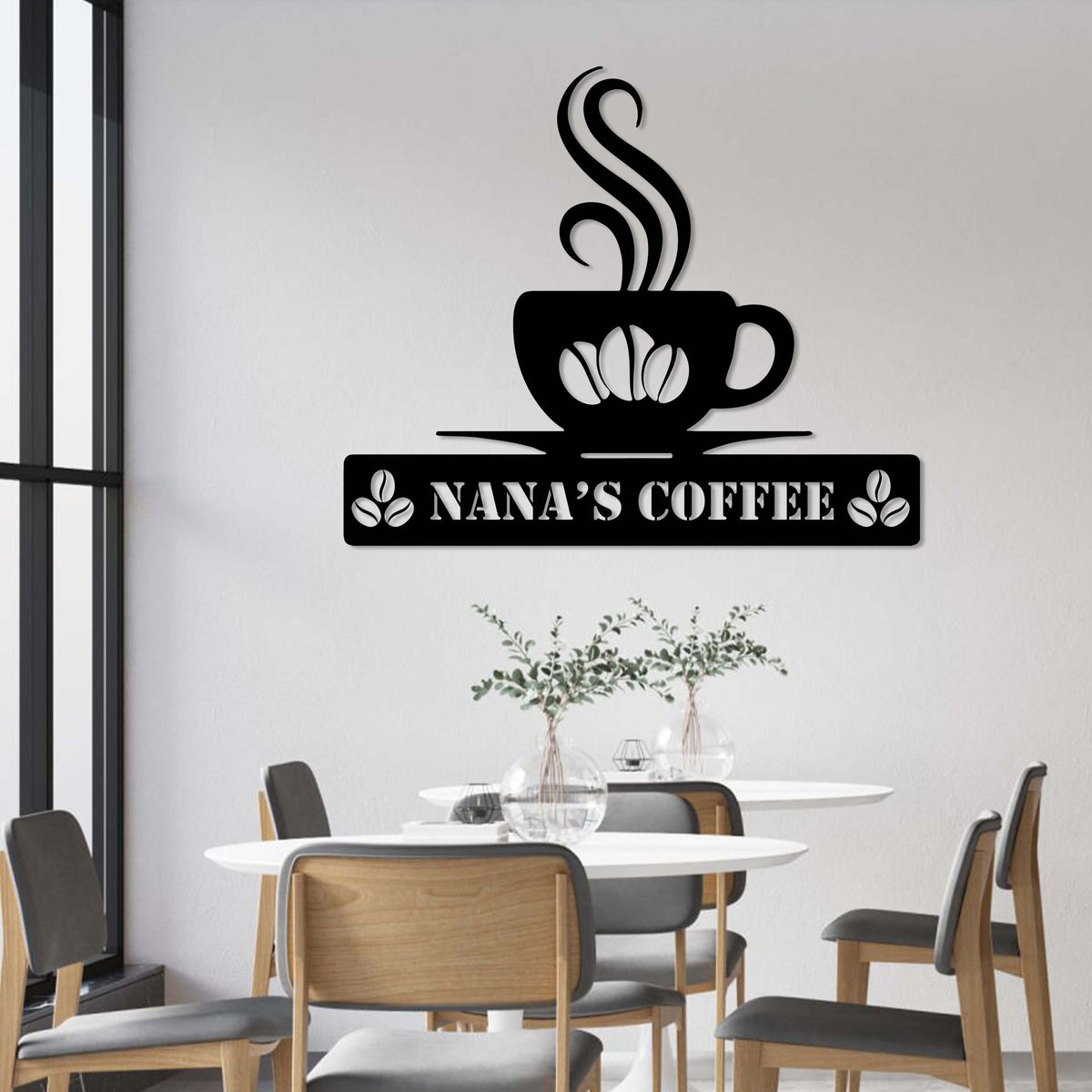 Custom Coffee Metal Sign, Decor Coffee Metal Wall Art, Coffee Sign Decoration For Room, Housewarming Gift, Anniversary Gift, Coffee Gift