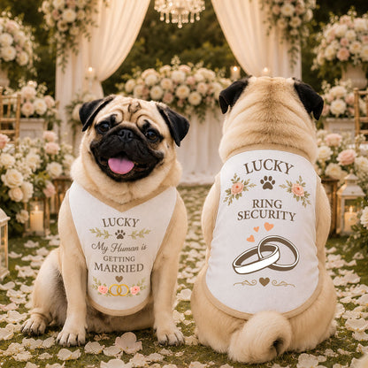 My Human Is Getting Married - Personalized Pet Suit