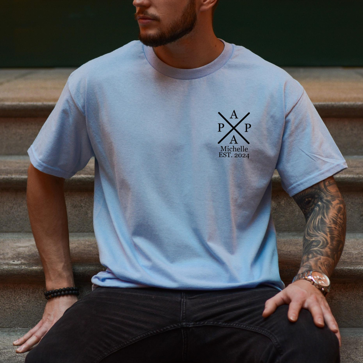 Timeless Fatherhood - Personalized Apparel - Gift For Dad, Father's Day Gift Idea