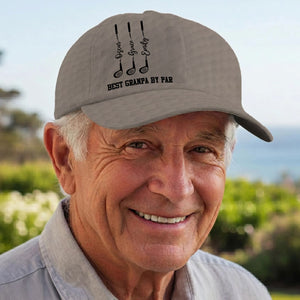 Best Dad Grandpa By Cap - Personalized Cap