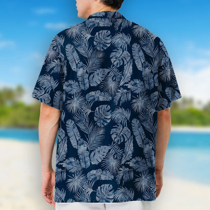 Hooked on Daddy - Personalized Hawaiian Shirt - Gift For Fishing Dad, Father's Day Gift Idea